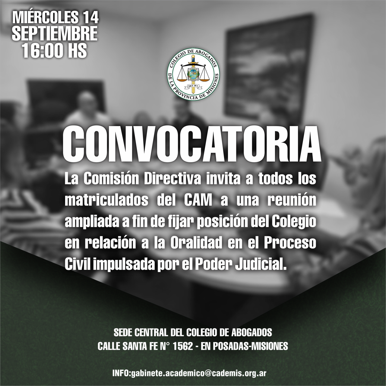 convocatoria