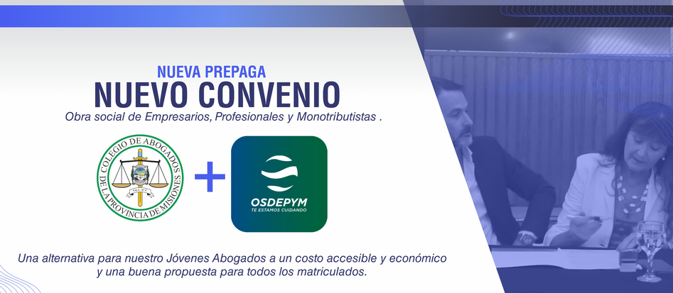 Nuevo Convenio OSDEPYM